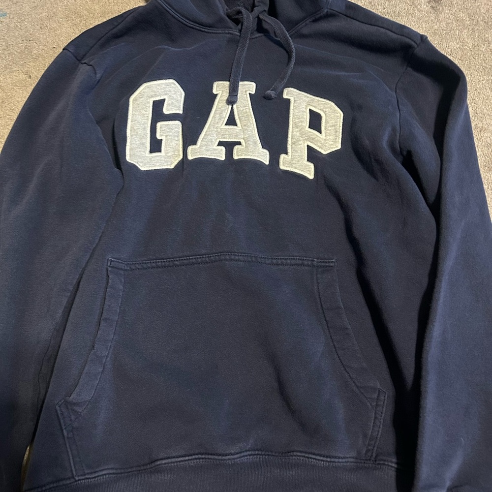 GAP Men's Navy Blue Hoodie